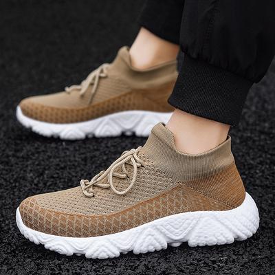 Neue Fly-Woven Sportschuhe Herren Freizeitreiseschuhe Leichte Laufschuhe Herren 46 Große Größe 47