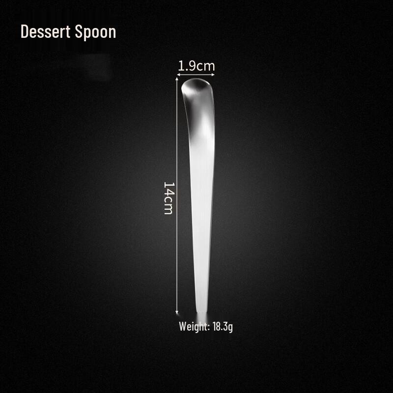 Wutuo 304 Stainless Steel Dessert Spoon Set