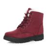 Winter Snow Boots For Women Warm Fur Lined Ankle Booties Lace Up Slip On Outdoor Walking Womens Boots Lady Fashion Shoes