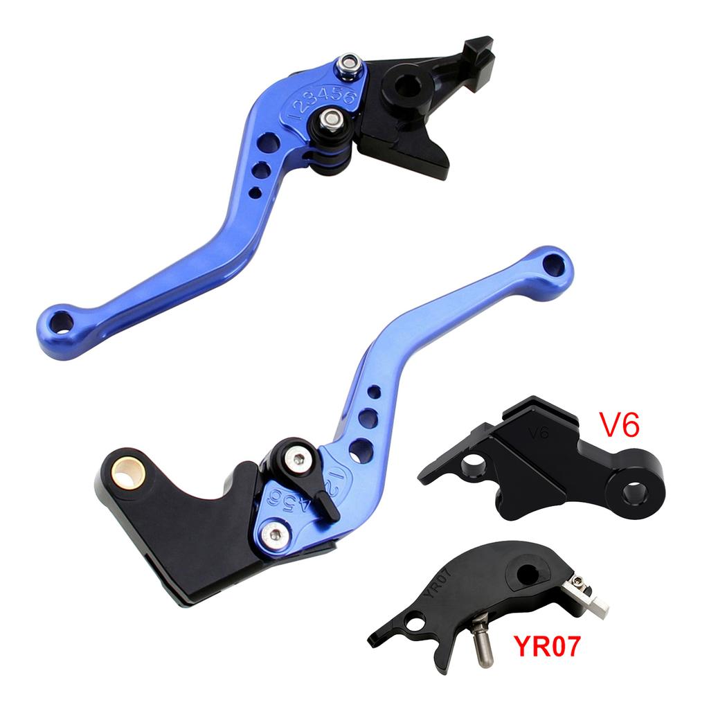 NEW Short Clutch Brake Lever fit for YAMAHA XSR900 XSR900GP MT-09 MT-09SP 24-25 Blue