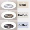 Intelligenter Deckenventilator mit Beleuchtung Fernbedienung Schlafzimmer Dekoration Ventilator Lampe 52cm Unsichtbare Flügel Leise