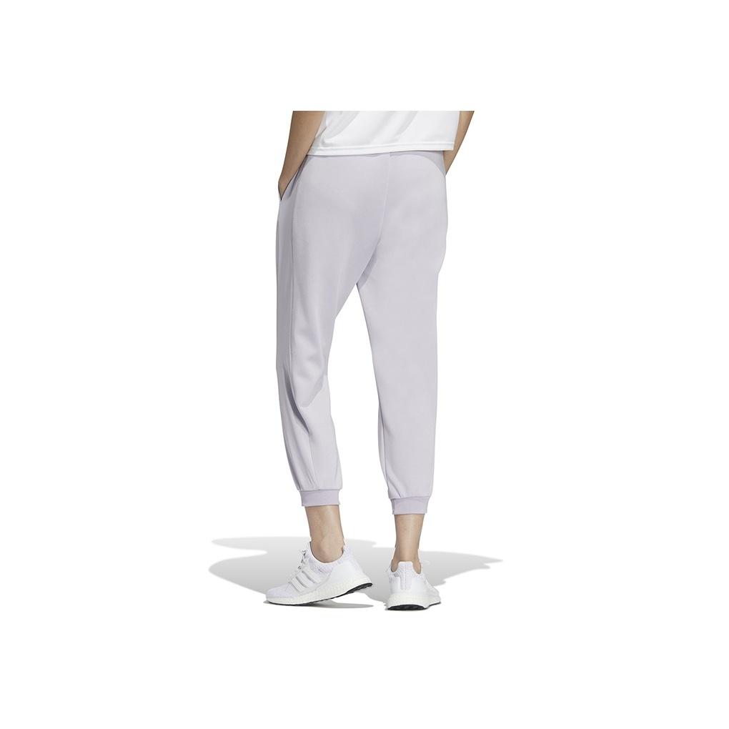 Adidas Logo Print Cuffed Joggers Women Bottoms White HY2824