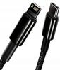 Baseus Tungsten PD USB-C - Lightning Cable 2.0 m Black 20W