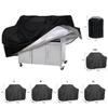 Black Waterproof BBQ Cover Outdoor Barbecue Protection Heavy Duty Anti Dust Rain Barbeque Gas Grill Protective Cover SKFJ001