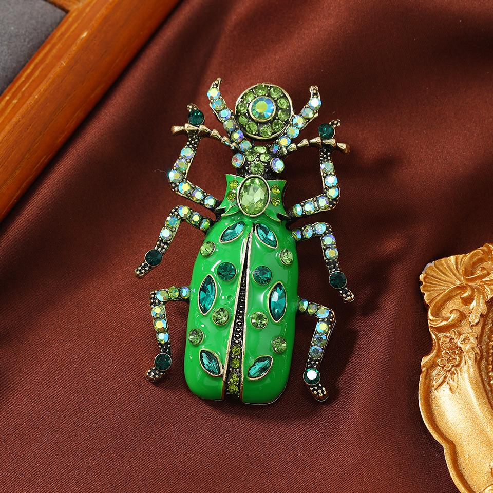 Men's Women's Beetle Shapes Brooch for Party Gift Vintage Accessories