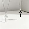 Men's Hip Hop Street Style Cross Necklace Pendant Chain