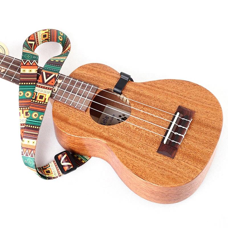 Electric Guitar Strap Bass Strap Belt  with Leather End for Acoustic Guitar Bass Ukulele Electric Guitar
