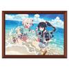 Licorice Recoil Ichiban Kuji 3rd B Prize Visualize Frame Two People On the Beach Senzoku Takina A4