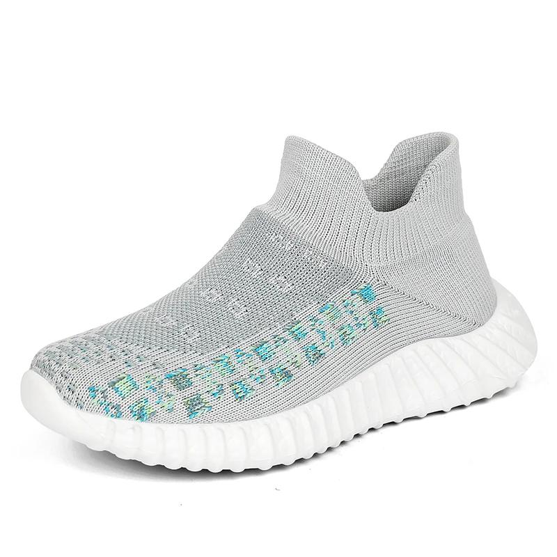 Outdoor Walking Footwear for Toddler Children Kids Sneakers Summer Running Shoes Knit Breathable Lightweight Comfy Athletic