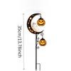 2D Halloween Ghost Pumpkin Moon Acrylic Garden Stake Sign, Waterproof Outdoor Yard Decor for Garden Patio Walkway Porch