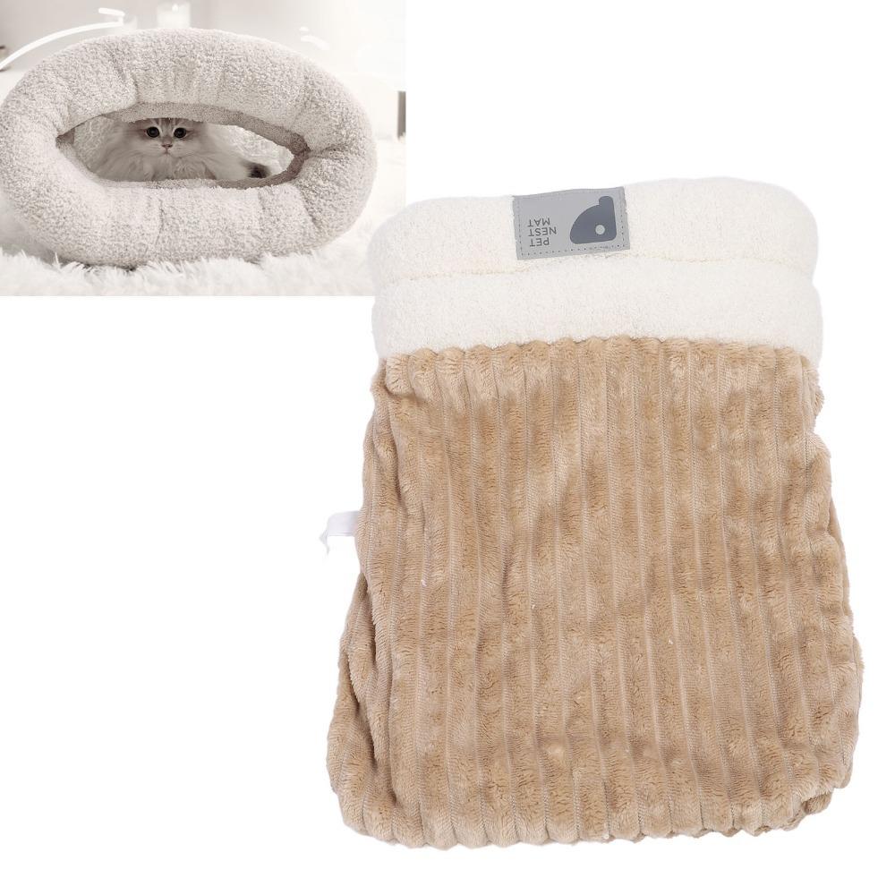Removable Pet Cave Bed Washable Pet Sleeping Sack Durable Cat Sleeping Bag for Small Dogs