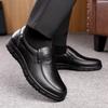 New Arrival Men's Genuine Leather Shoes Head Leather Soft Anti-slip Rubber Loafers Shoes Man Casual Real Leather Shoes 38-46