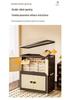 Vintage-Style Double Door Folding Storage Cabinet for Clothes