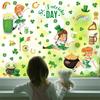 Clover Dwarf Ireland St. Patrick's Day Decoration Home Party Static Sticks
