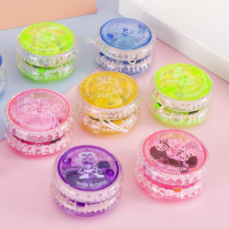 Leuchtendes Glühen-im-Dunkeln Yo-yo für Kinder - Interaktives Blink- und Lernspielzeug