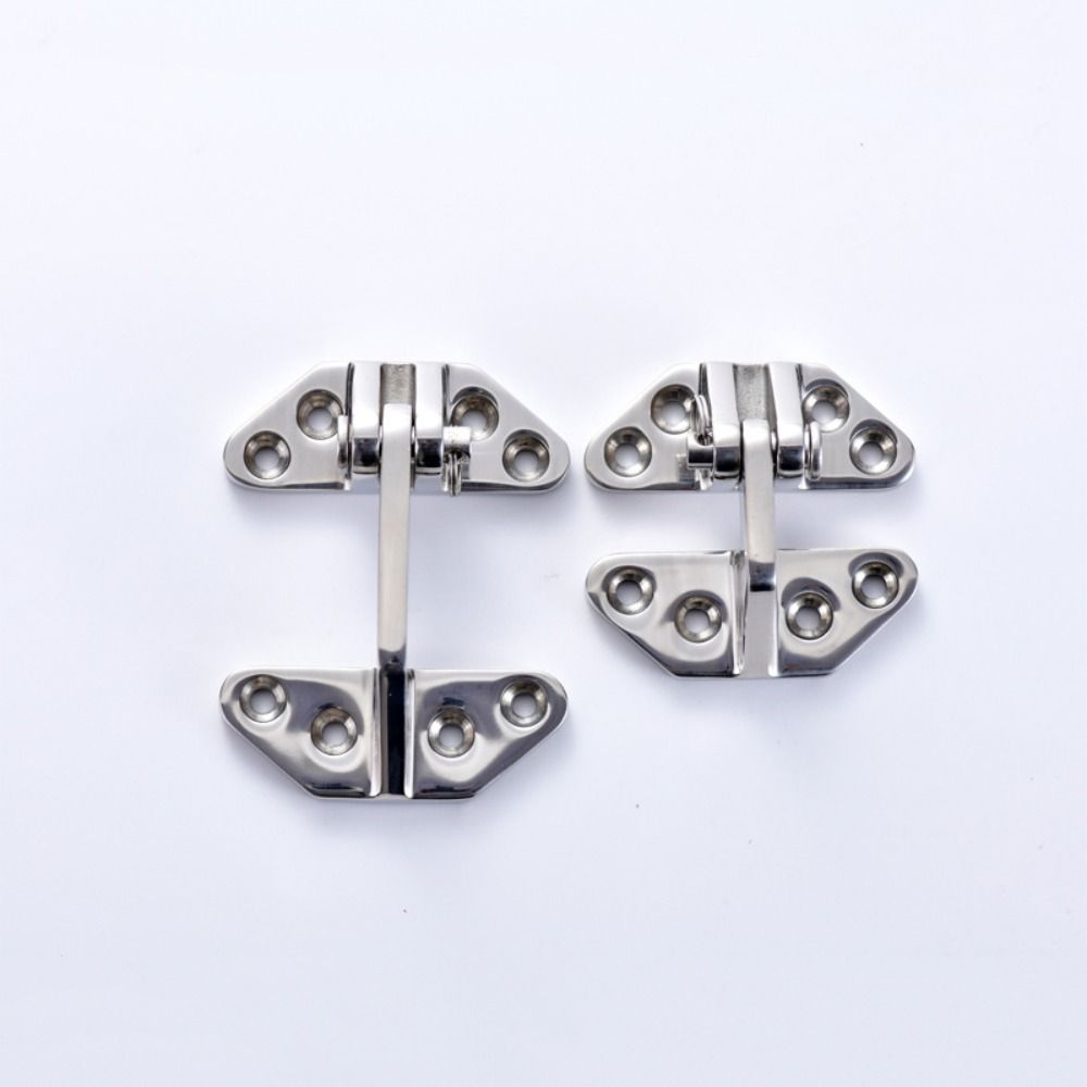 316 Stainless Steel Boat Hinge Heavy-Duty Flip Hinge Stainless Steel Hinge Shaped Strap Butterfly Hinge Furniture Hinge Yacht