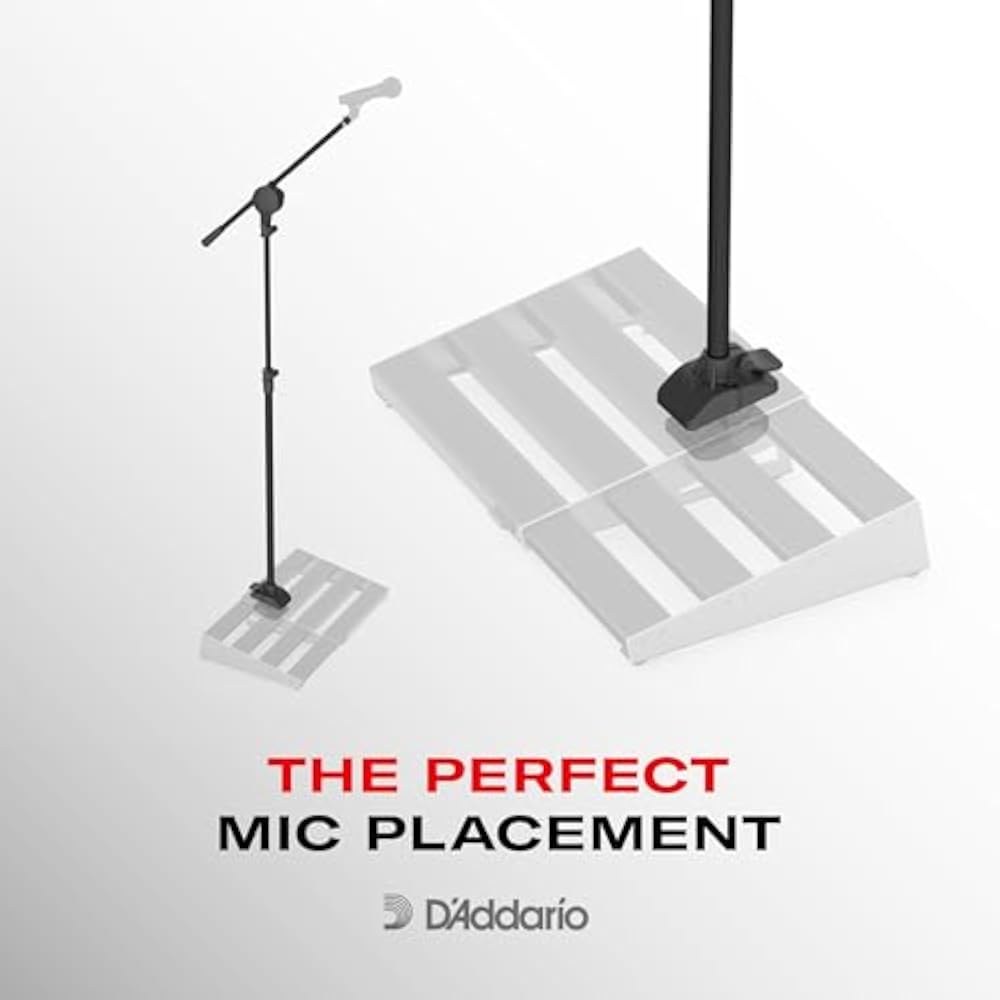 D'Addario Daddario Pedal Board Boom Mic Stand XPND Pedal Board Mic Stand PW-XPNDPBMS-01 [Domestic...