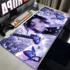 Mouse Pad XXL PC Purple Flower D-demon Slayer Desk Mat New Kochou Shinobu Mousepad Laptop Anime Girl Gamer Cabinet Keyboard Rug