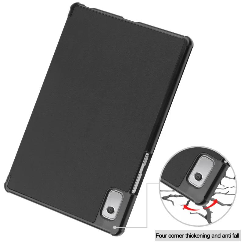 Leather Case For Lenovo Tab M9 TB-310FU Tri-Fold Stand Protective Case