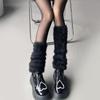 Boots Cover JK Uniform Leg Cover Women Leg Warmers Knitted Foot Cover Lolita Arm Sleeves Gloves