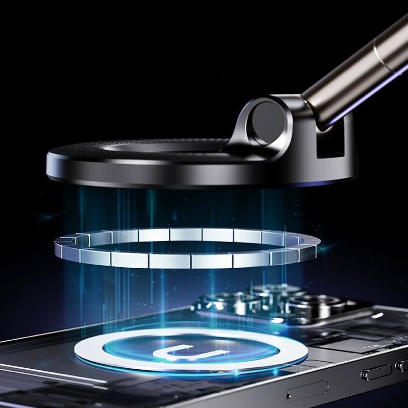 1 Stück MagSafe Magnetischer Auto-Handyhalter - 360° Freie Drehung, Starke Adsorption, Flexible Einstellung