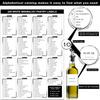 288 Pantry Labels for Food Containers, Preprinted Minimalist Waterproof Stickers for Organizing Storage B, Jars and Kitchen