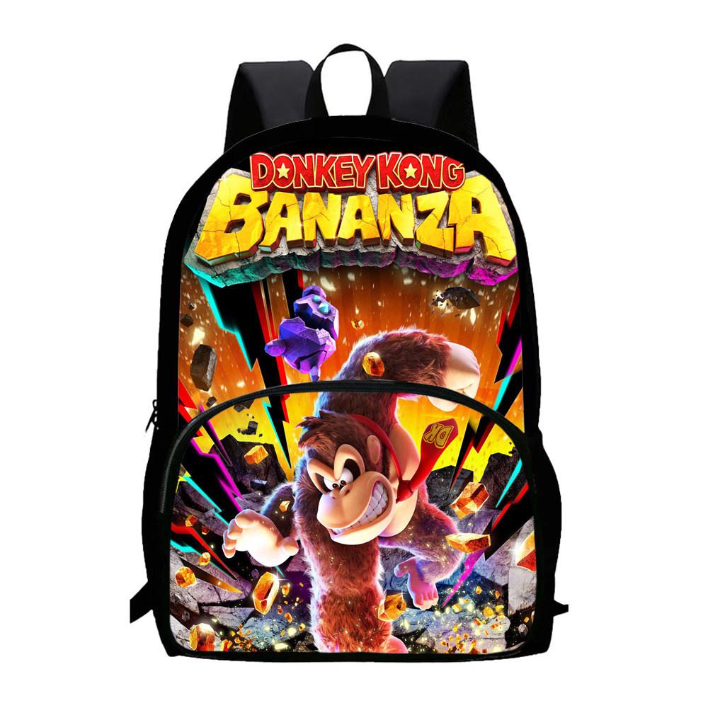 

Рюкзак з принтом Donkey Kong Bananza, місткий, для підлітків, на кожен день Style 5