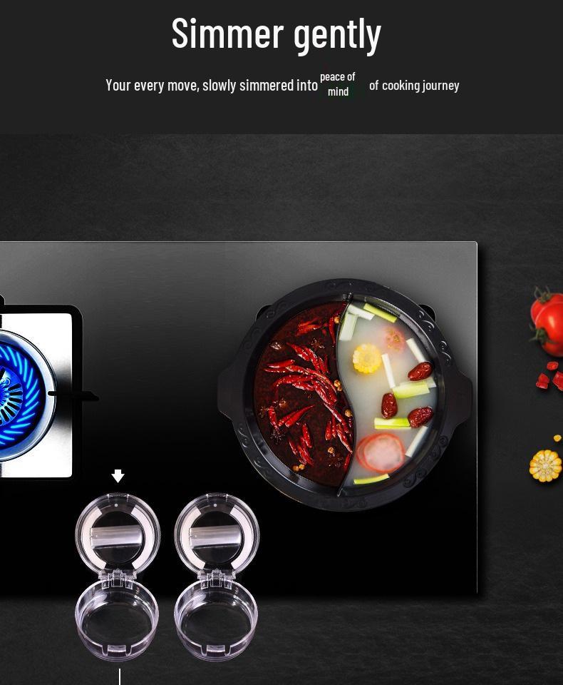 Gas Knob Protector: Child Safety Cover for Kitchen Switches (1 Pack)