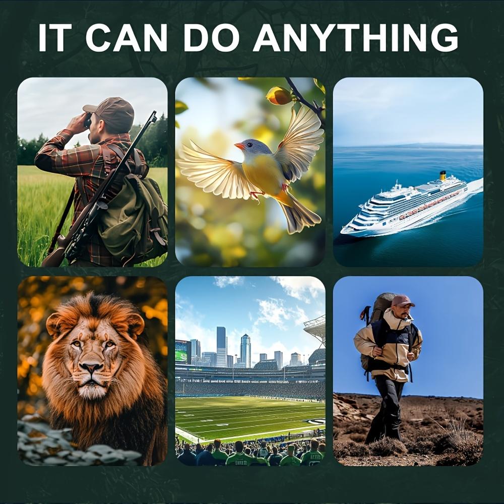 Binoculars 10X25 HD Mini Portable Telescope BAK4 FMC Coated Telescope Outdoor Bird Watching Hunting Travel Camping Sport Games