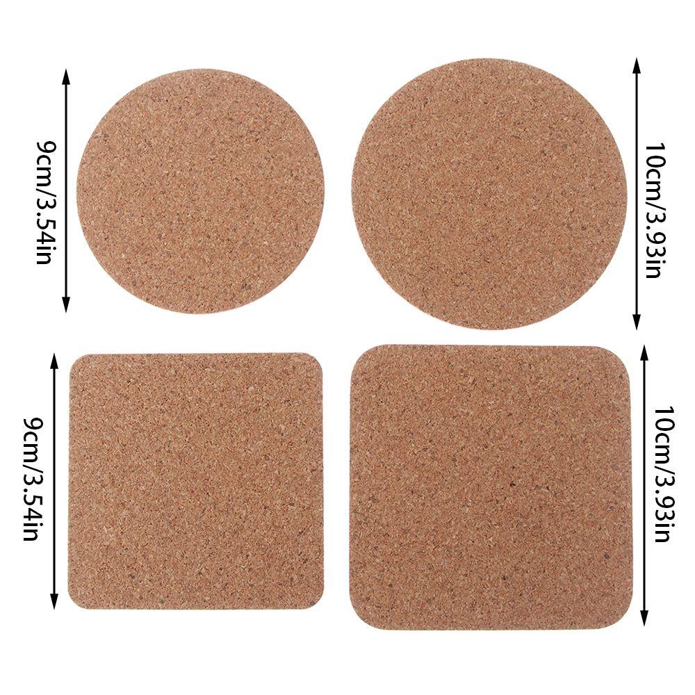 Accessories Absorbent Coaster Mug Non-slip Heat Resisten Drink Coasters Cup Mat Wooden Cup Mat Cup Costers Cup Mat Pad