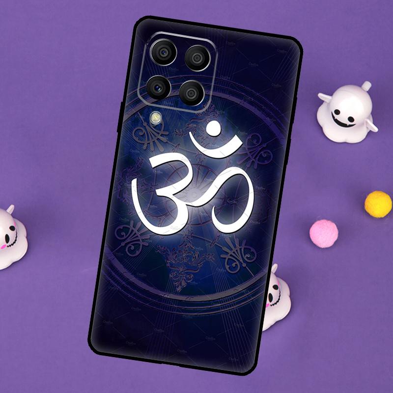 Aum Om Yoga Cover For Samsung Galaxy M54 M14 M34 M33 M13 M23 M53 M15 M55 M31 M51 M20 M30s M32 M52 Case