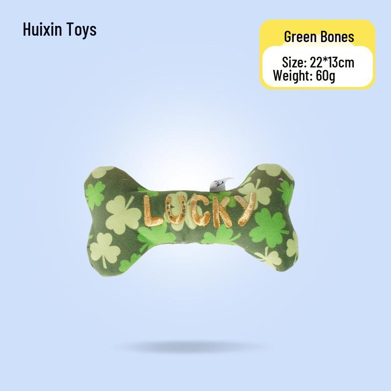 

Plush Bite-Resistant Bone Dog Toy: Sounding Puppy Sleep Aid & Decompression Companion