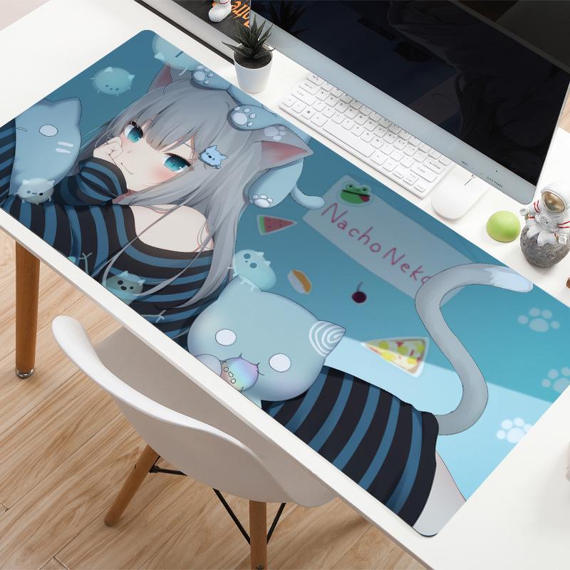Nekoha Shizuku Extra Large Anime Mouse Pad with Precision Stitched Edges
