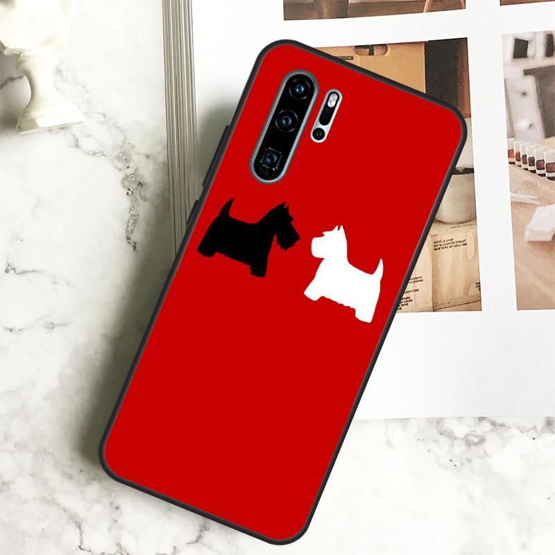 

Cartoon Westie Dog For Huawei Nova 7i 8i 11i 12i 12s Y73 Y70 Y90 Y60 Y72 Y61 Y91 9 10 SE P40 Lite P30 Pro Case Nova 9 SE