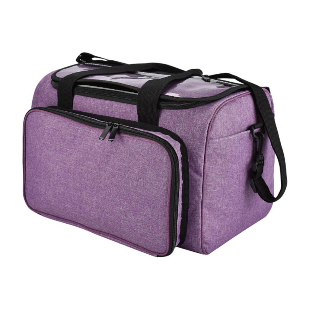 Knitting Tote Bag Crochet Bag Shoulder Bag with Inner Divider Large Portable