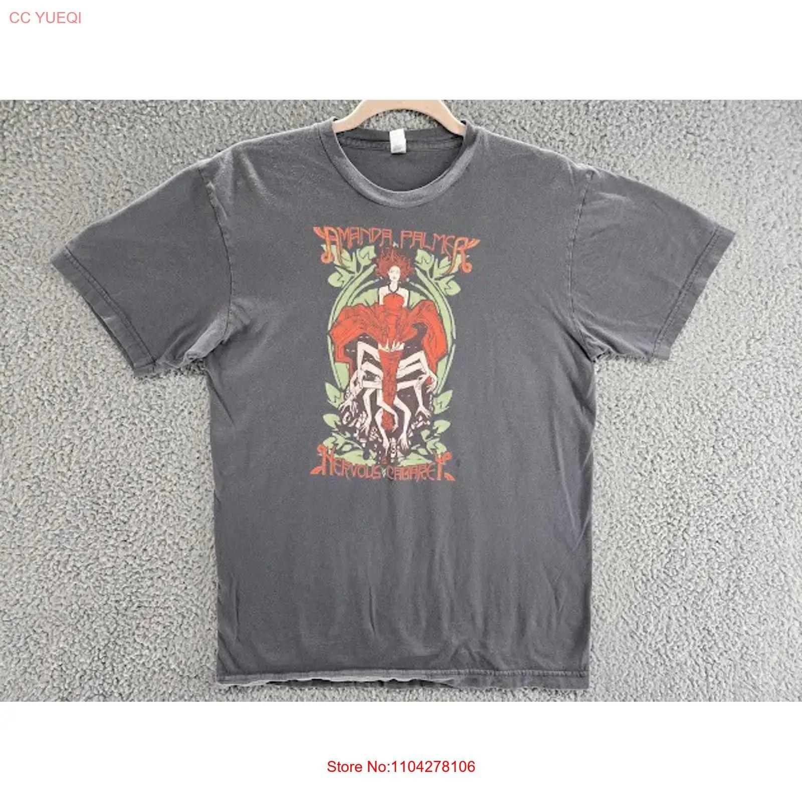 

Amanda Palmer Nervous CabareT T Shirt Medium Punk Alternative Music Band vintage Washed designer clothes fashion Comfortable 5XL різнокольоровий
