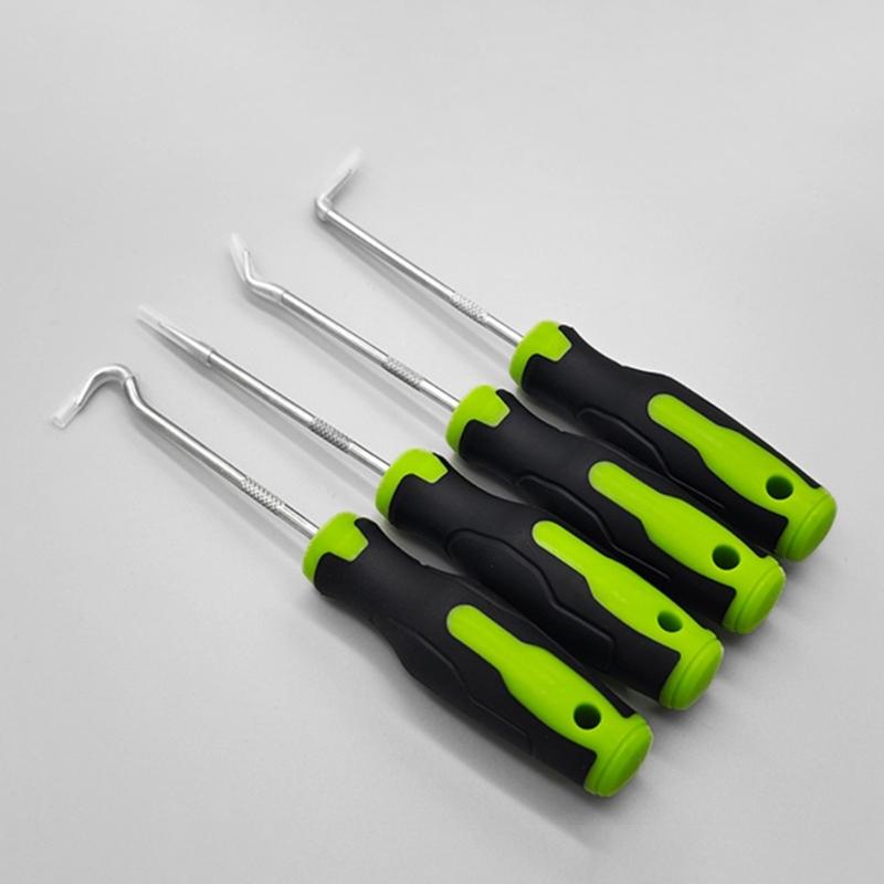 4Pcs Auto Vehicle Removal Pick Hook Set Auto Oil Seal Screwdrivers Gasket Puller Remover O Rings Seal Disassembly Tool