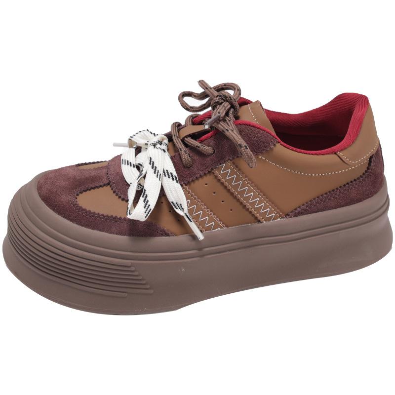 Platform casual board shoes bread shoes new ugly cute casual versatile sports shoes women
