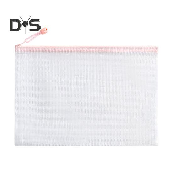 File Bag Large Capacity Storage A4 Files Stationery Carrying Case Transparent Visual Design Portable Document Organizer
