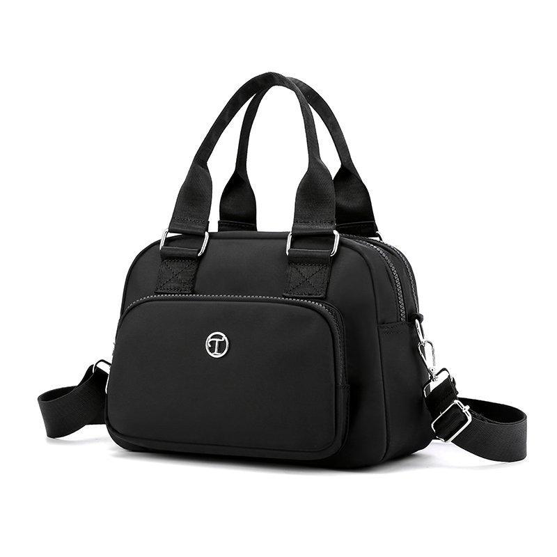 

TS JYL laptop bag,Women Crossbody Bag Ins Style Nylon Waterproof Underarm Small Square OneSize чорний