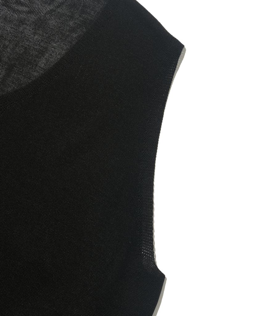 Otherfits Linen Summer Vest (Black)