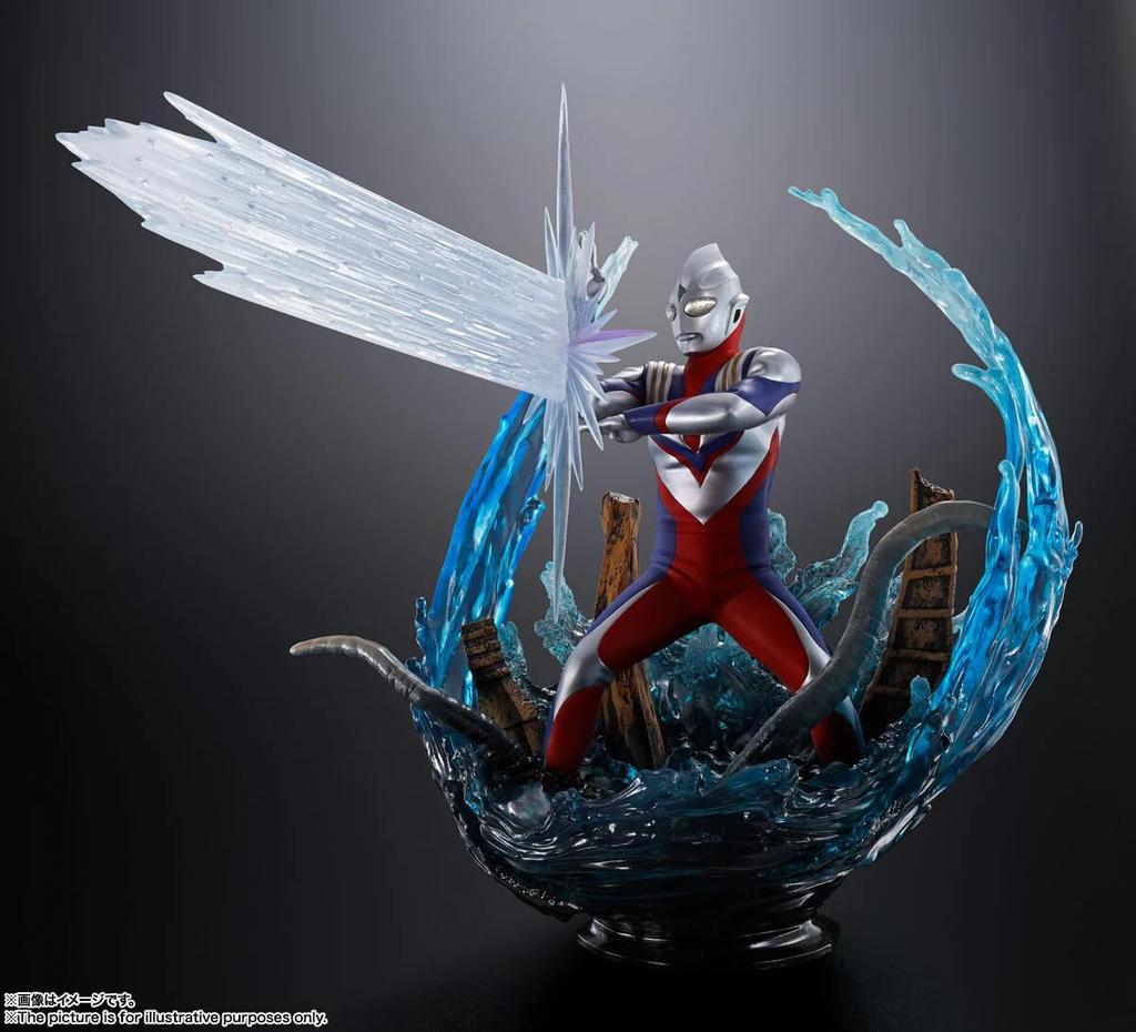 TAMASHII NATIONS Figuarts ZERO Fierce Ultraman Tiga Multi Type 190mm Painted Complete Figure BAS63247 [Super Battle] Approx. PVC/ABS