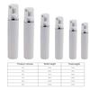 10 Stück Plastikschaumflasche mit silberfarbener Pumpe Leere Reiseschaumspender für Seife Shampoo 30/50/70/80/100ml