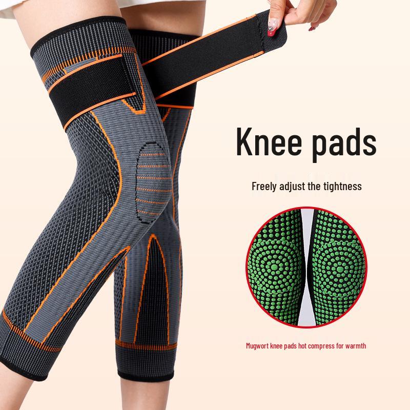Mugwort Anti-Slip Knee Pads: Warmth & Cold Protection for Elderly