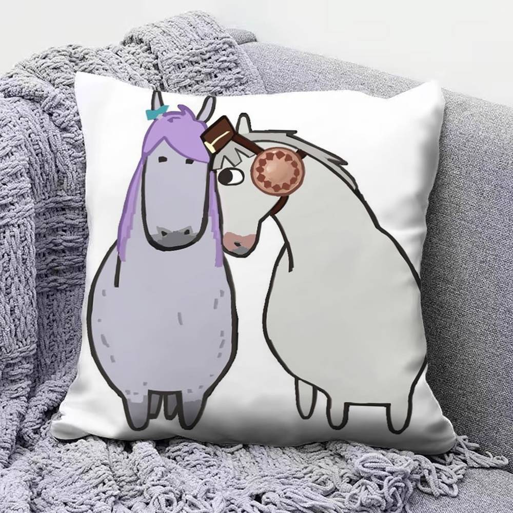 Umamusume Pretty Derby meme uma Home Sofa Cushion Covers and Aecorative Custom Pillow Covers