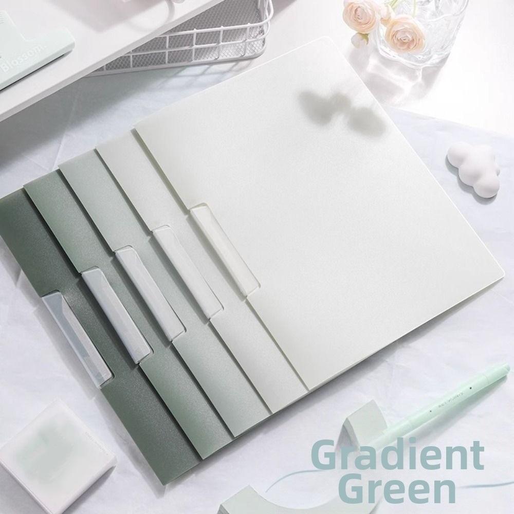 5Pcs Waterproof A4 File Folder Dustproof Paper Organizer Rotating Side Opening Folder  School Office