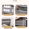 1pc Door Storage Device, 5-Shelf Hanging Storage Organizer, 5 Large Capacity Pockets for Bedroom, Bathroom, Toy, Diaper Storage