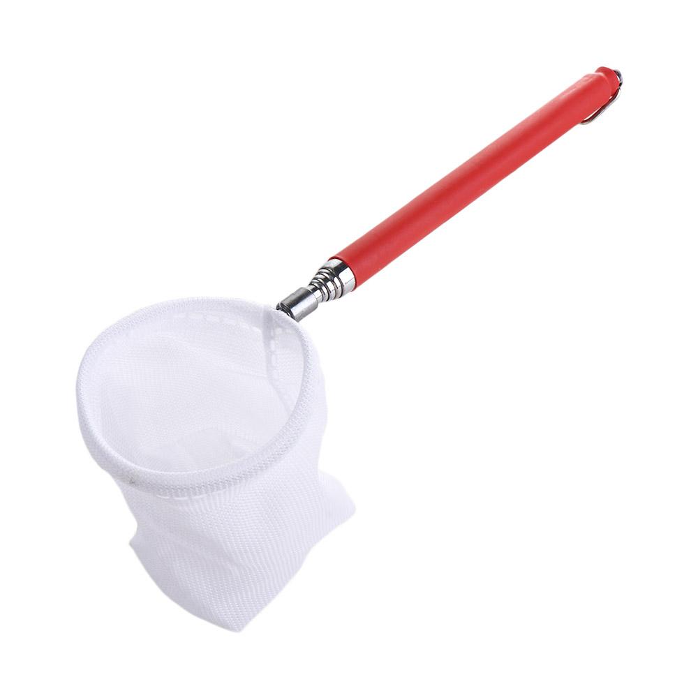 Fish Tank Catch Net 18-53cm Stainless Steel Long Handle Retractable Fishnet Cleaning Tool Aquarium Supplies