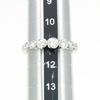 TIFFANY&Co. Ring Jazz Abgestuft EU#51 Pt950Platin/Diamant 4,4g Platin
