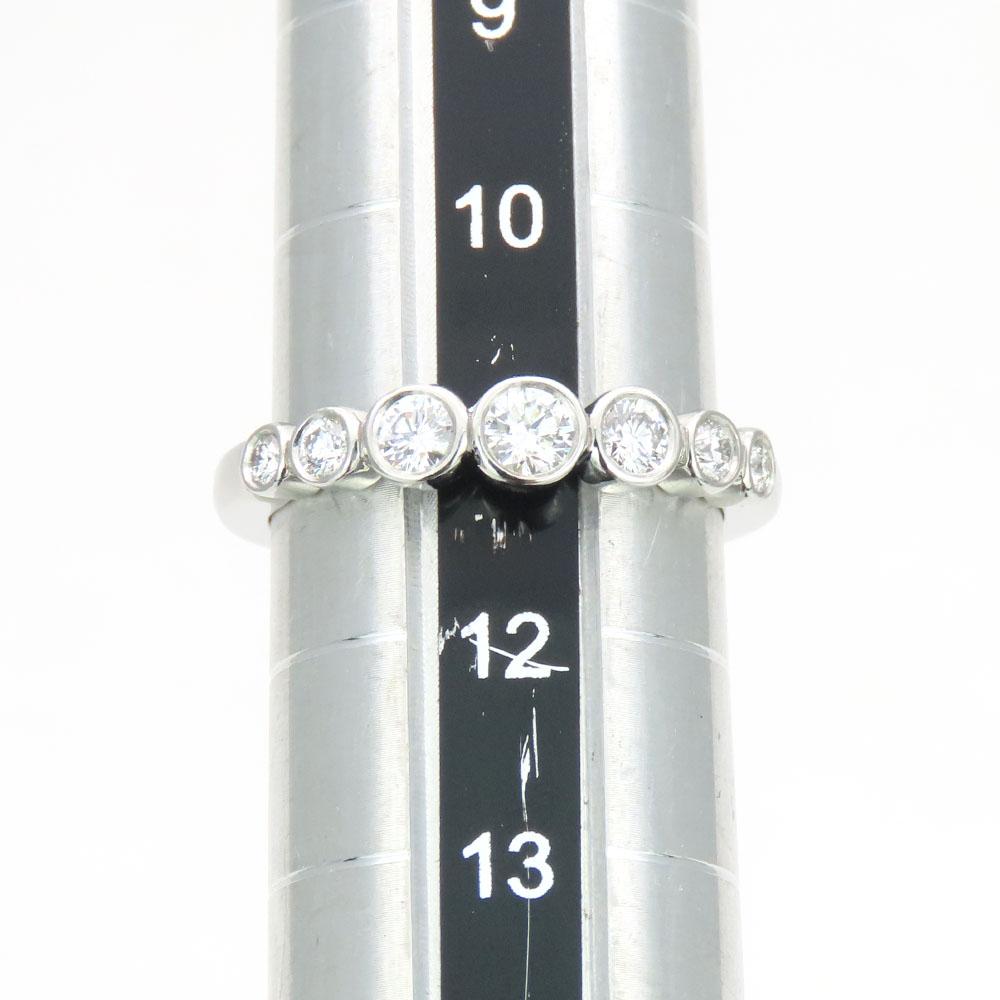 TIFFANY&Co. Ring Jazz Abgestuft EU#51 Pt950Platin/Diamant 4,4g Platin
